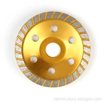 TAICHIV Factory Directly Sell Turbo 115mm(4.5inch) Diamond Grinding Wheel Esuhong
